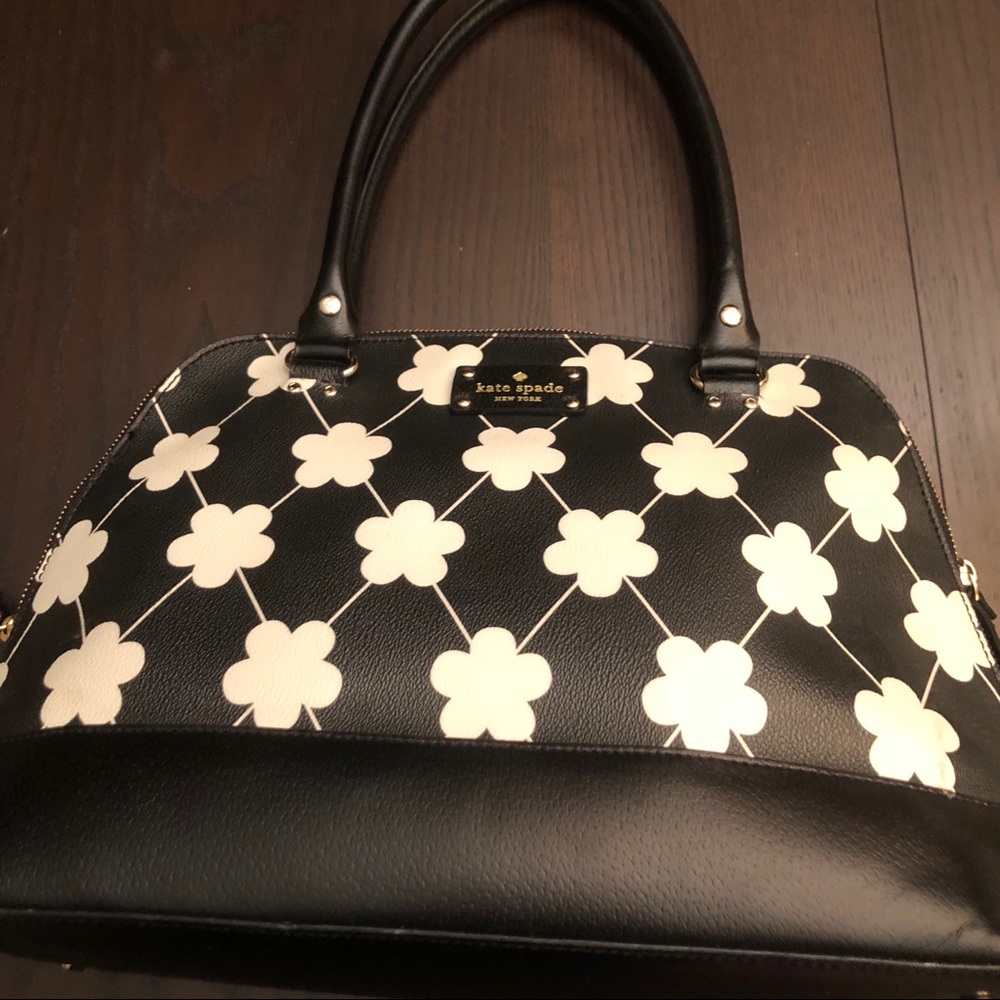 Kate Spade Black & White Floral Rachelle Wellesley